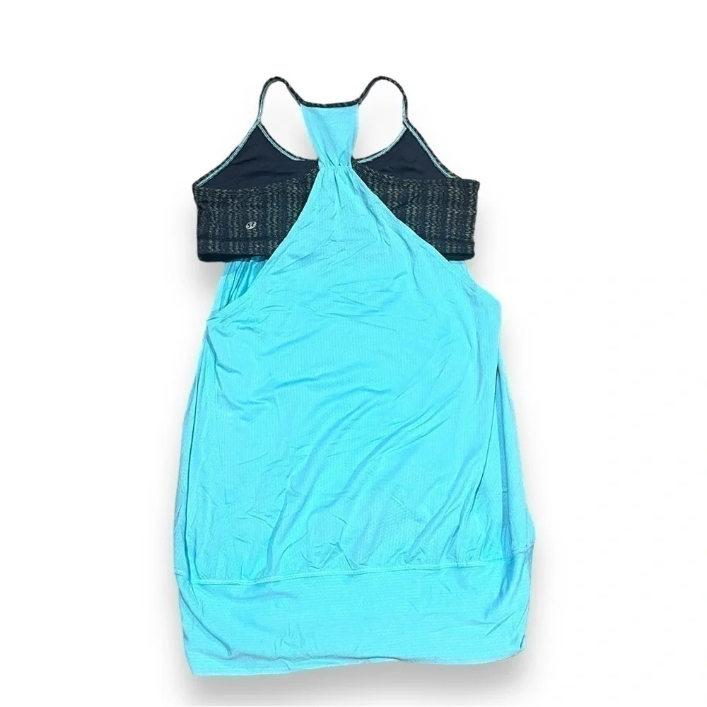 LULULEMON no limits workout top size 6 blue